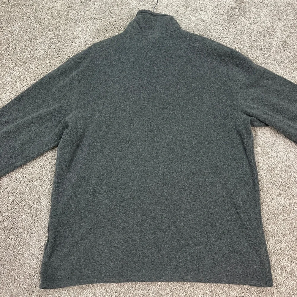 The North Face Pullover Mens Medium Gray Long Sleeve‎ 1/4 Zip Fleece Performance